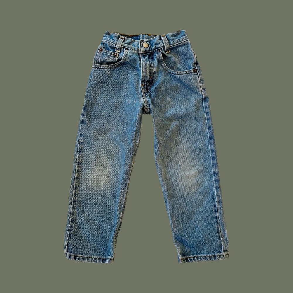 Vintage Levi's 550 Jeans, High Waist, Medium Wash, Size 4 Slim